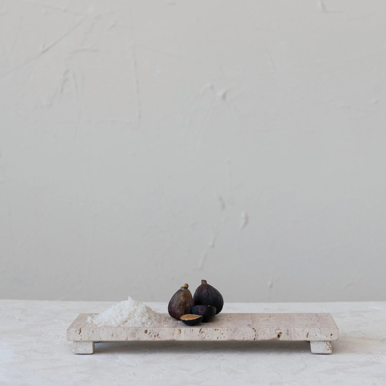 Travertine Footed Serving Board