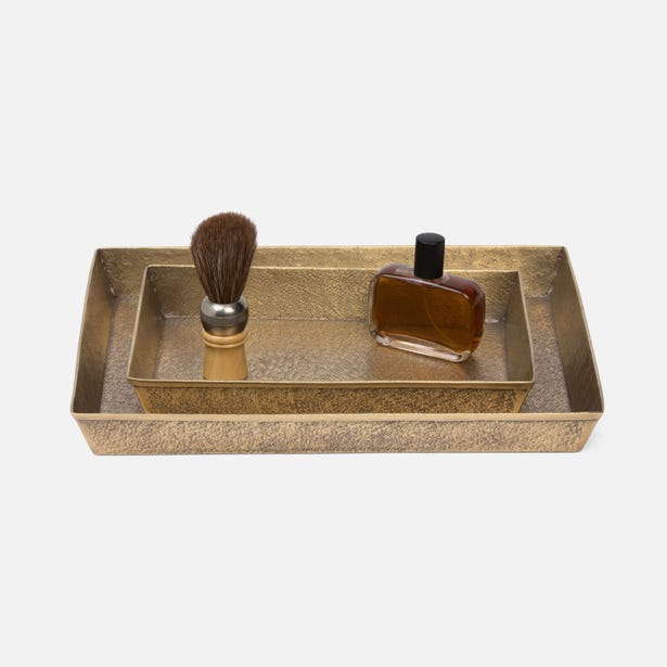 Pigeon & Poodle Kenitra Trays Set/2