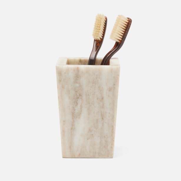 Pigeon & Poodle Athlone Brush Holder Beige - Maaribu