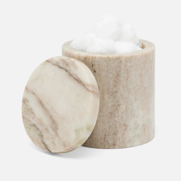 Athlone Round Canister Beige
