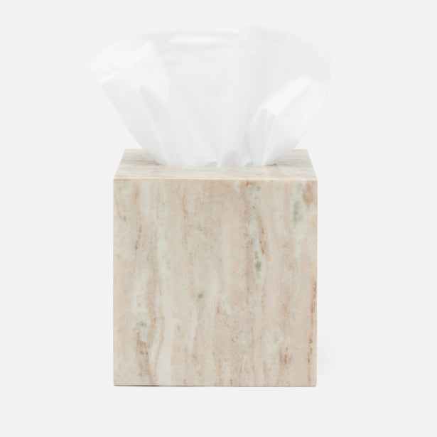 Pigeon & Poodle Athlone Tissue Holder Beige - Maaribu