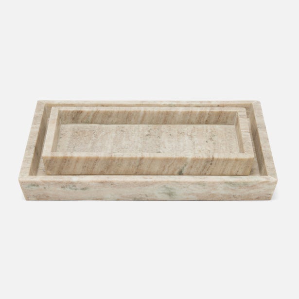 Pigeon & Poodle Athlone Nesting Trays Set/2 - Maaribu