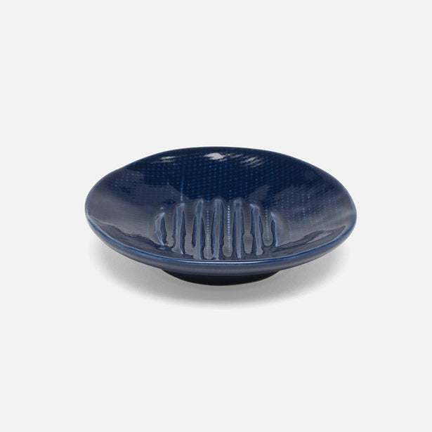 Pigeon & Poodle Cordoba Soap Dish Navy