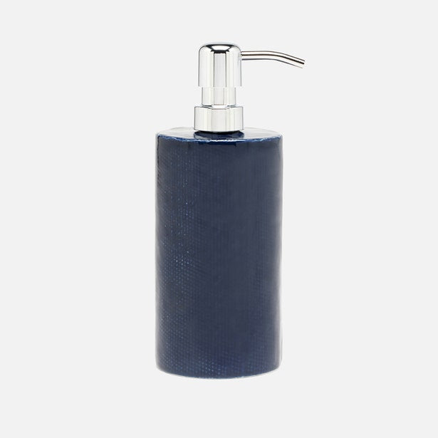 Pigeon & Poodle Cordoba Soap Pump Navy