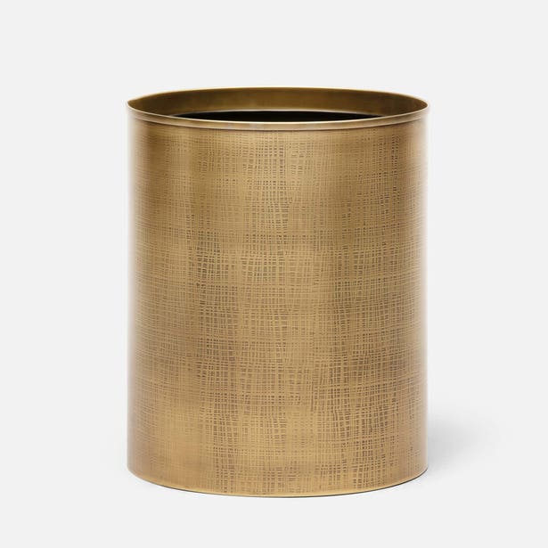 Pigeon & Poodle Remy Round Wastebasket