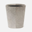 Hyde Oval Wastebasket Gray Hair on Hide