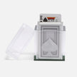 Soma Clear/Green Acrylic Card Deck Set, XL