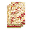Renne Reindeer Red & Green Tea Towels - Set of 3