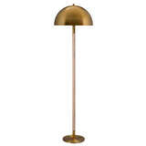 Dome Floor Lamp, Brushed Brass - Maaribu