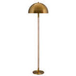 Dome Floor Lamp, Brushed Brass - Maaribu