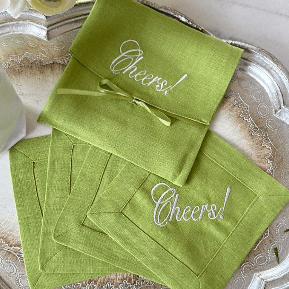 Cheers Cocktail Napkin Set