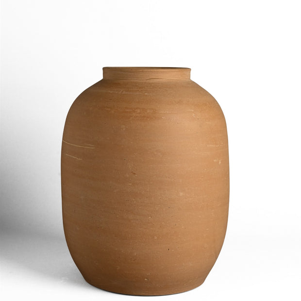 Terracotta Vase 11.25"H