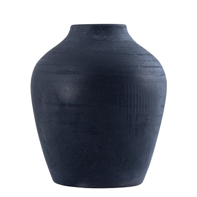 Black Terracotta Vase