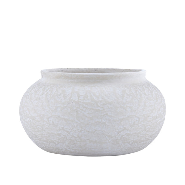 Paper Mache Pot Natural Large