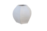 Paper Mache Vase White Dia 9.25