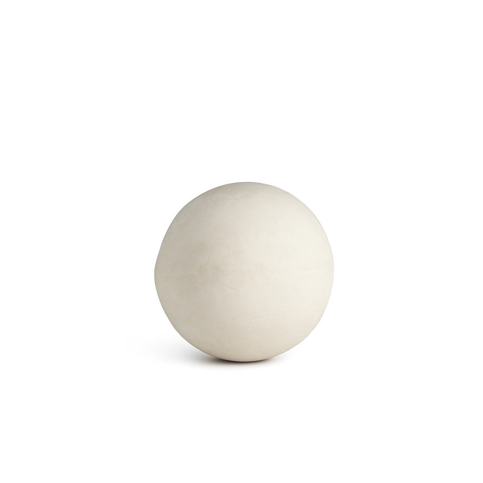 Paper Mache Ball Lg - White