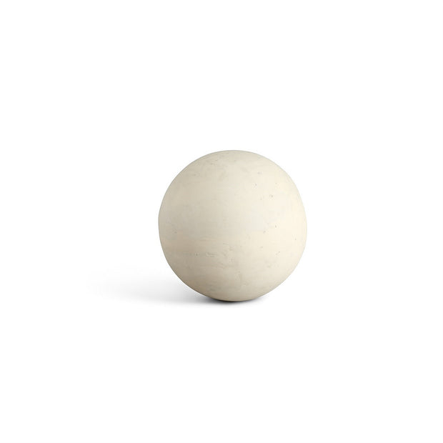 Paper Mache Ball Med - White