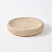 Travertine Large Round Tray Cream