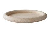 Travertine Small Round Tray Cream