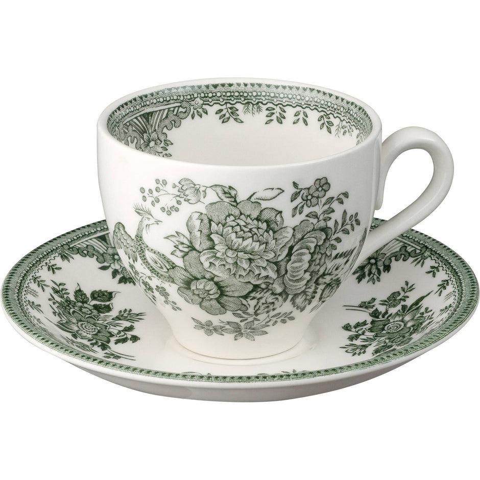 Dark Green Asiatic Pheasants Teacup