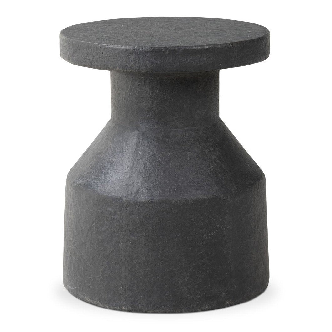 Odeon Distressed Graphite Concrete End Table