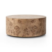 Round Burl Coffee Table