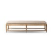 Eleanor Bench w/ Rodin Sand Cushion