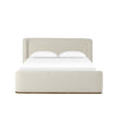 Fane Bed King Upholstered Crypton Snow