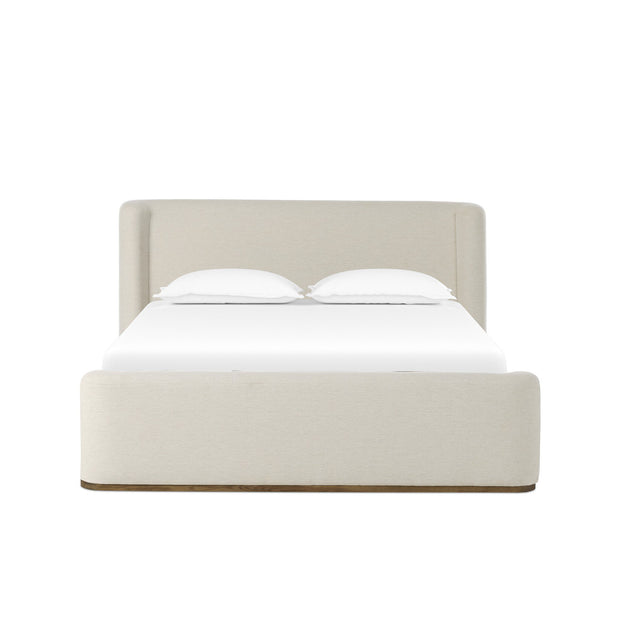 Fane Bed King Upholstered Crypton Snow