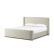 Fane Bed King Upholstered Crypton Snow