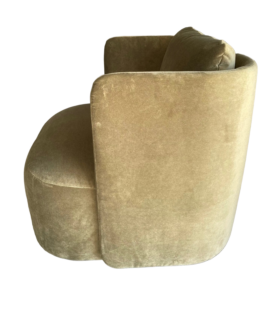 Verellen Hudson Swivel Club Chair Banks Balsam - Maaribu