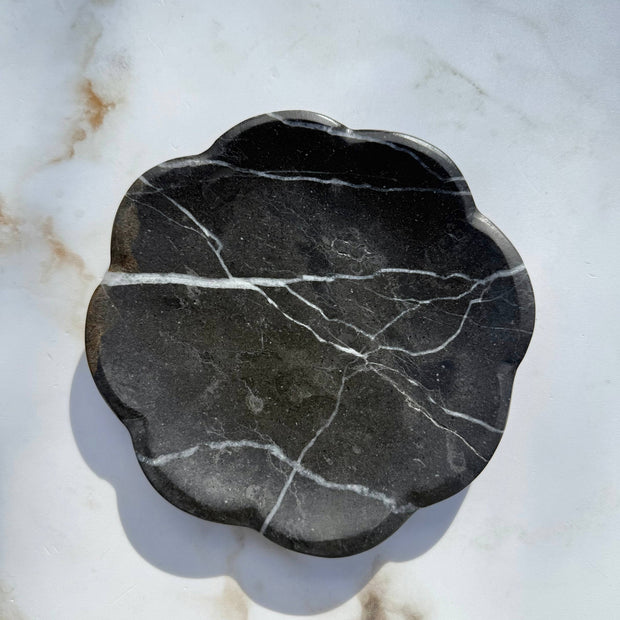 Belle Marble Tray , Black