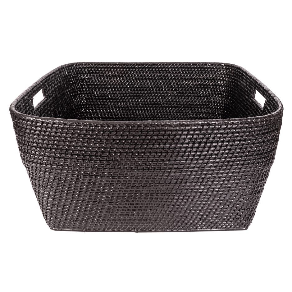 Artifacts Rattan™ Saboga Home Family Basket W/ Cutout Handle
