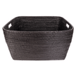 Artifacts Rattan™ Saboga Home Family Basket W/ Cutout Handle