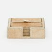 Browmley Hide Coaster Set/6 - Maaribu