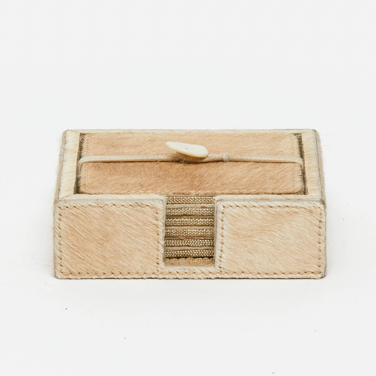 Browmley Hide Coaster Set/6 - Maaribu