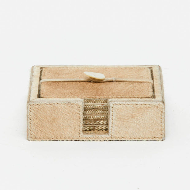 Browmley Hide Coaster Set/6 - Maaribu