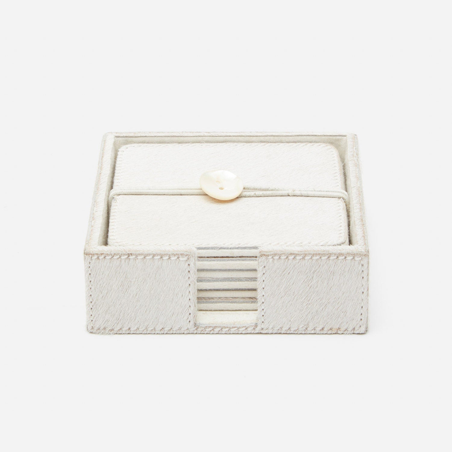 Browmley Hide Coaster Set/6 - Maaribu