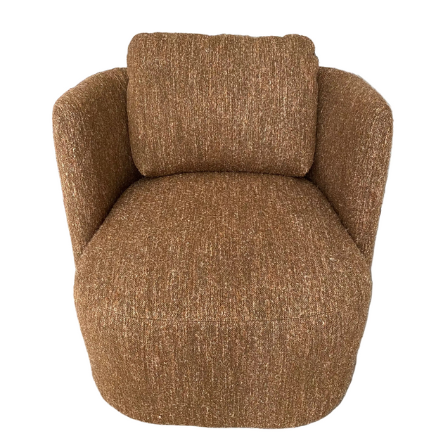 Verellen Hudson Swivel Club Chair Fitzteint Walnut - Maaribu