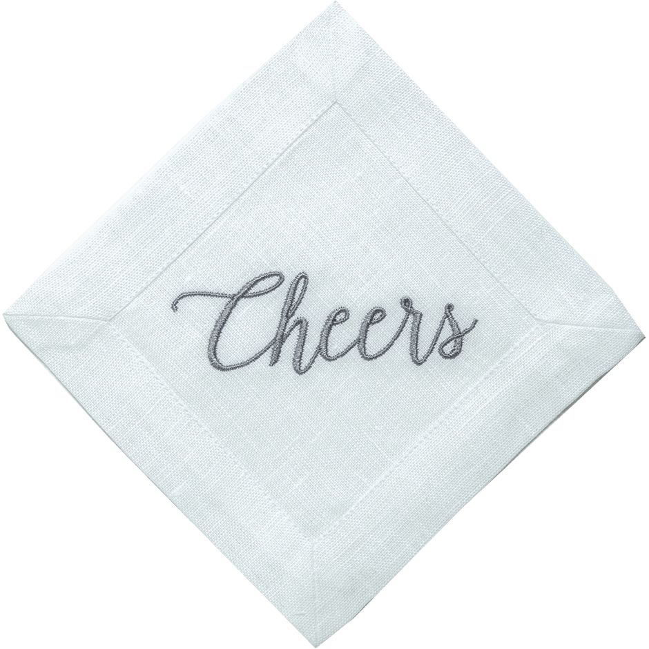 Cheers Cocktail Napkin Set