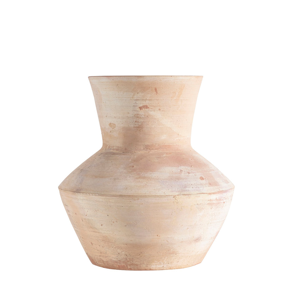 Terracotta Vase Dia 13" & H 12.3"