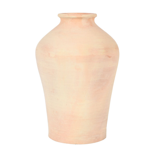 Terracotta Vase Dia 6.5" x 11"H