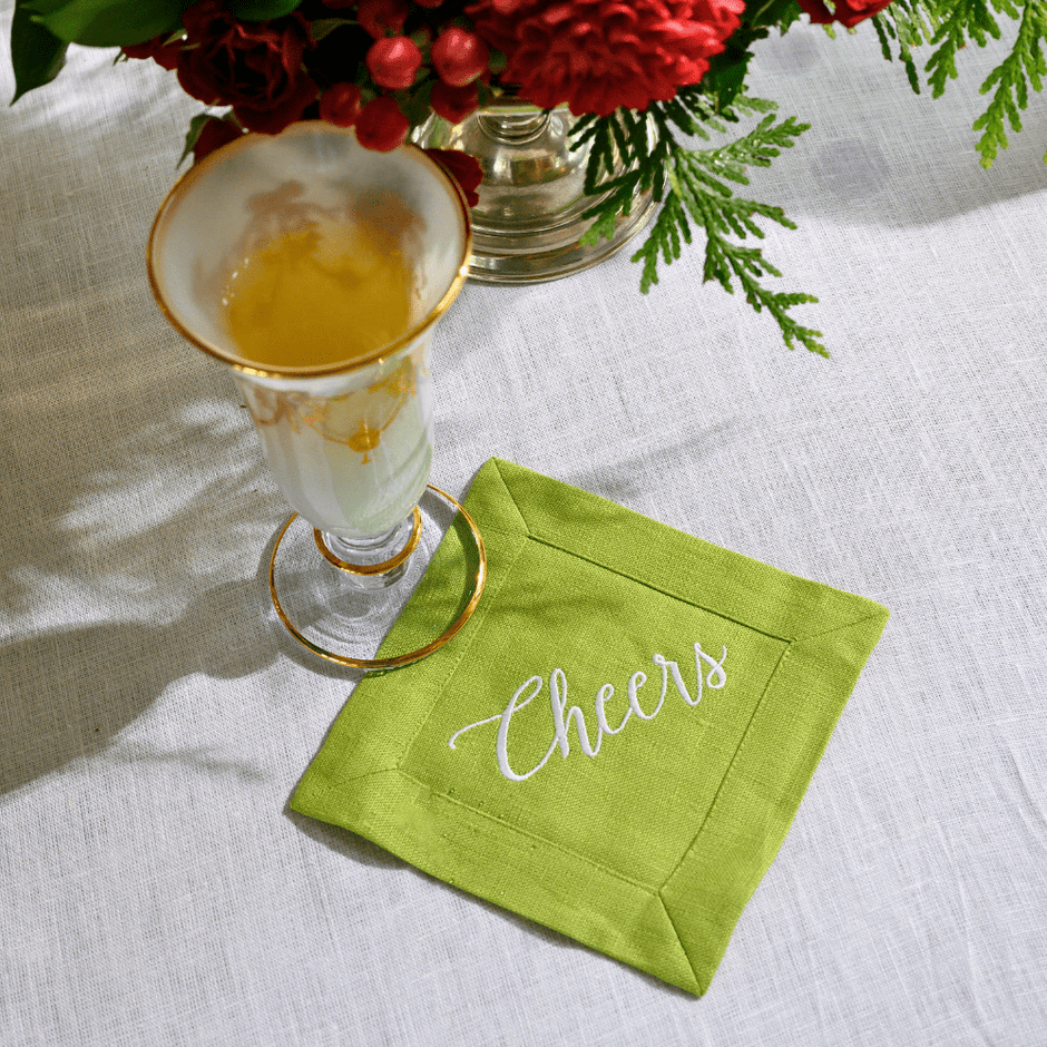 Cheers Cocktail Napkin Set