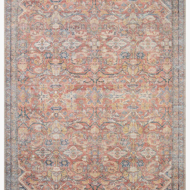 Vintage Look Rug Rust