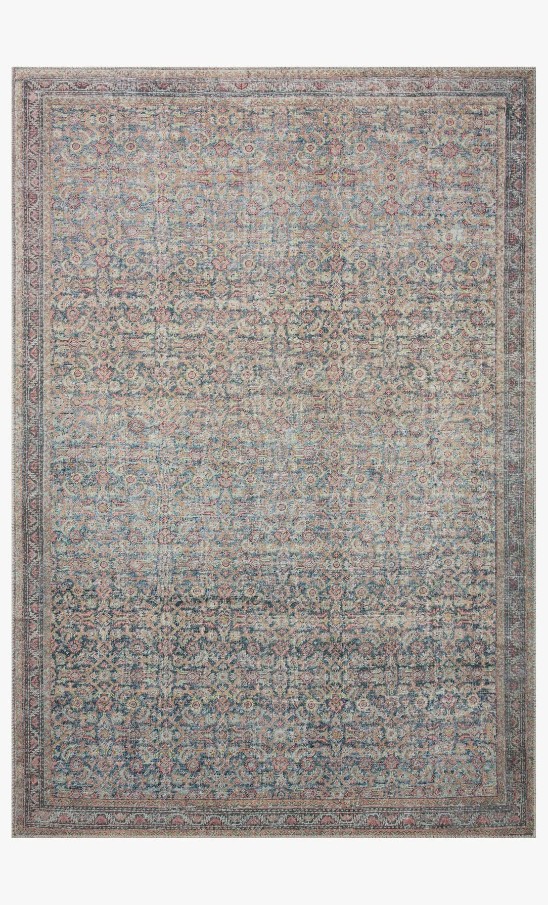 Vintage Look Rug Denim