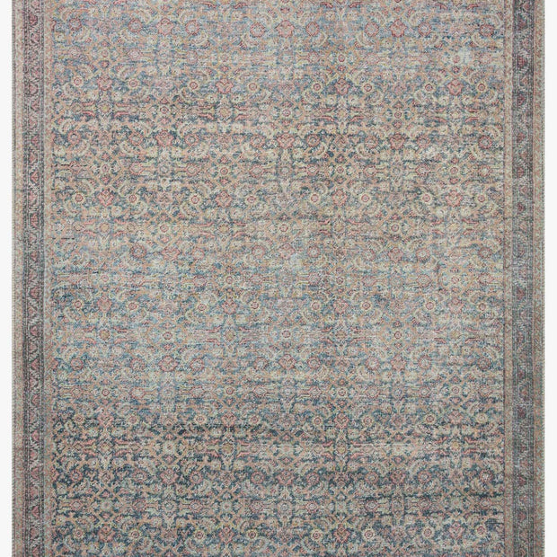 Vintage Look Rug Denim