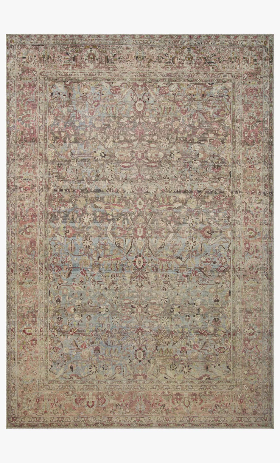 Vintage Look Rug Ocean