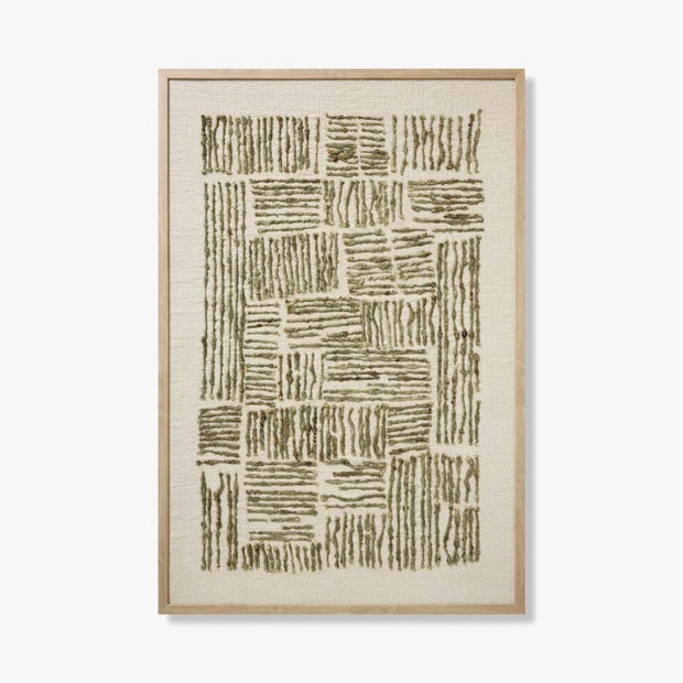 Amber Lewis x Loloi Framed Textile Art Idyllwild 3'4" x 5' - Maaribu