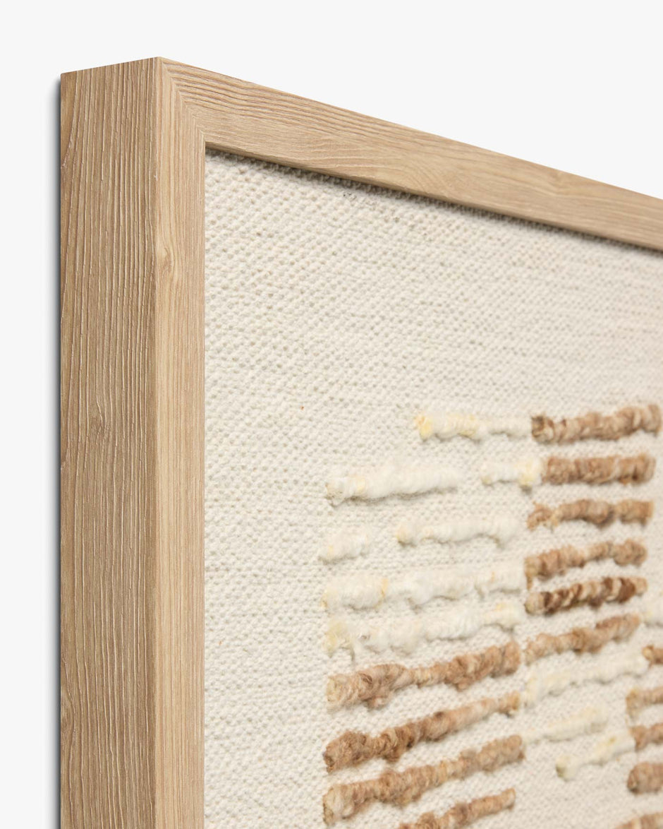 Amber Lewis x Loloi Framed Textile Art Los Alamos