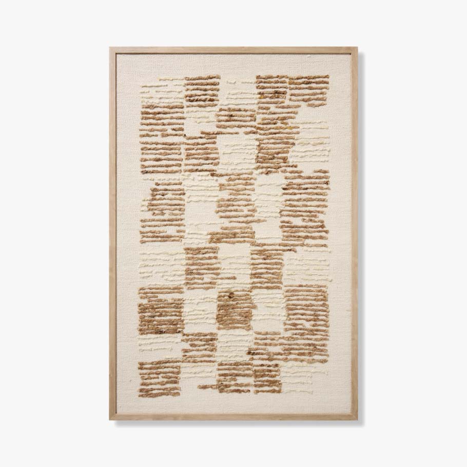 Amber Lewis x Loloi Framed Textile Art Los Alamos